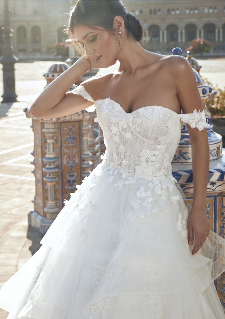 Vestido Carrasco Marchesa para Pronovias Vestido Carrasco Marchesa para Pronovias