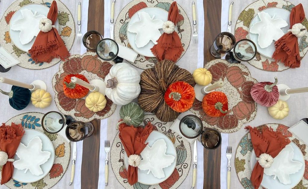 mesa de thanksgiving